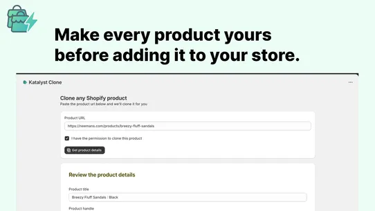 Katalyst Clone: Copy Products screenshot