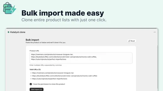 Katalyst Clone: Copy Products screenshot