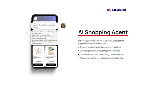 Mearch: AI Sales Chatbot screenshot