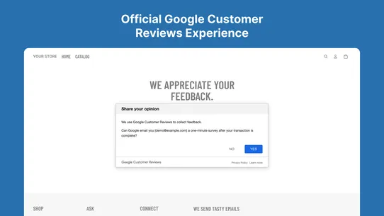 Super Google Customer Reviews screenshot
