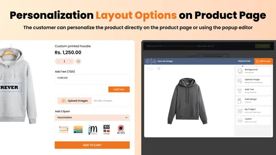 SB Custom Product Personalizer screenshot