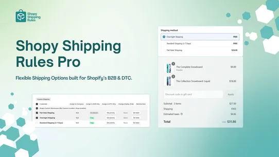 Shopy Shipping Rules Pro screenshot