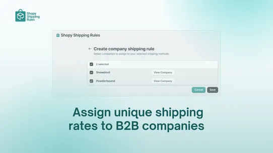 Shopy Shipping Rules Pro screenshot