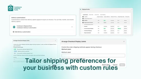 Codebeans Shipping Rules screenshot
