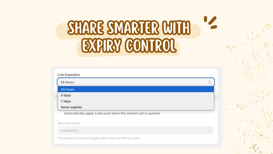 ShareBasket: Save &amp; Share Cart screenshot