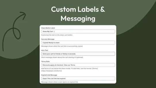 ShareBasket: Save &amp; Share Cart screenshot