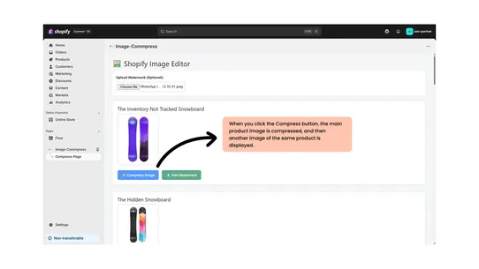 Image‑compress screenshot