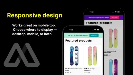 Movo AI Announcement Bar screenshot