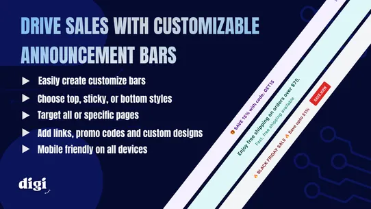 Digi Announcement Bar screenshot