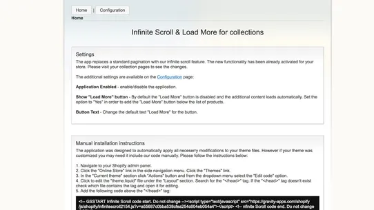 Infi ‑ Infinite Scroll Load screenshot