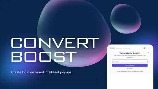 Convert Boost Discount Popups screenshot