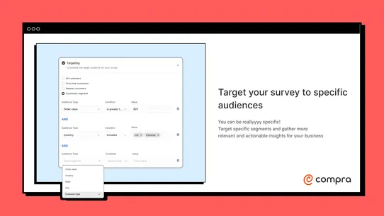 Compra Post Purchase Surveys screenshot
