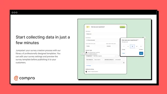 Compra Post Purchase Surveys screenshot