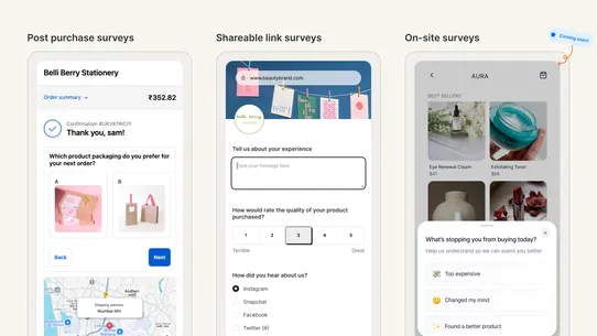 Compra Surveys screenshot