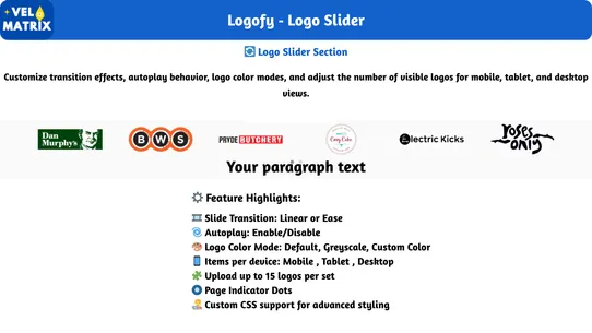 Logofy ‑ Logo Slider screenshot