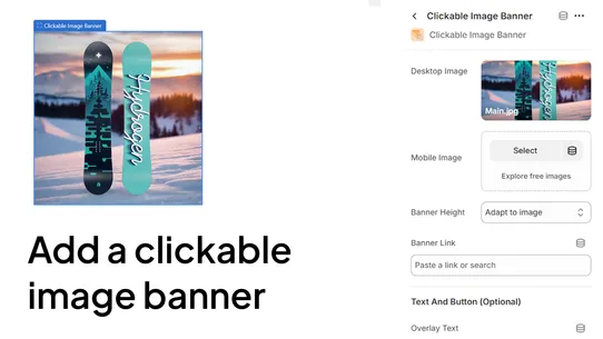 Clickable Image Banner ‑ CB screenshot
