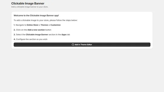 Clickable Image Banner ‑ CB screenshot
