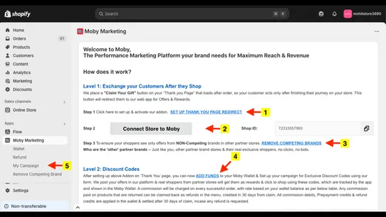 Moby Marketing screenshot