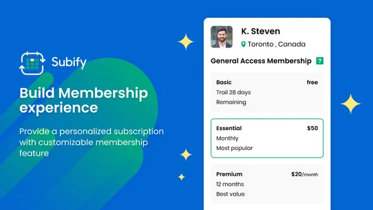 Subify Subscriptions App screenshot