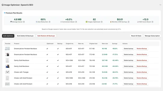 Image Optimizer: Speed &amp; SEO screenshot