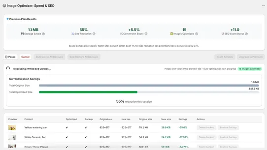 Image Optimizer: Speed &amp; SEO screenshot