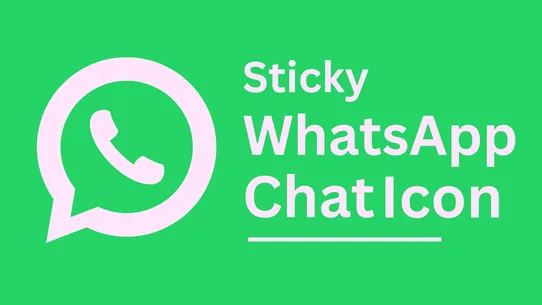 OCS: Sticky WhatsApp Chat Icon screenshot