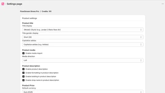 FlowStream Shoes screenshot