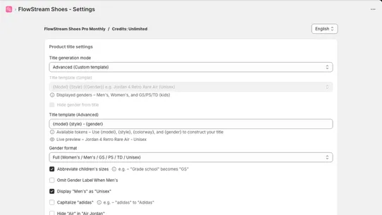 FlowStream Shoes screenshot