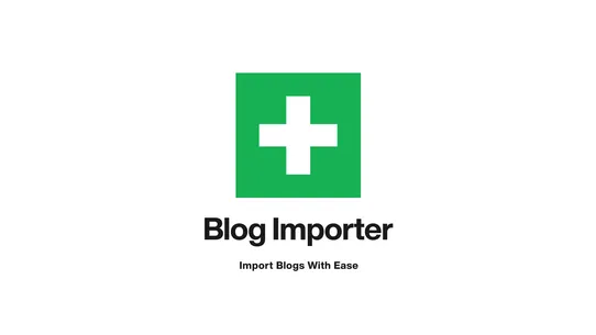Blog Importer screenshot