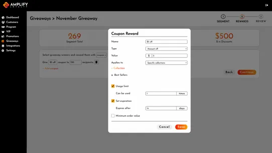 Amplify Loyalty screenshot