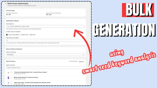 KeywordGPT: Create SEO Content screenshot