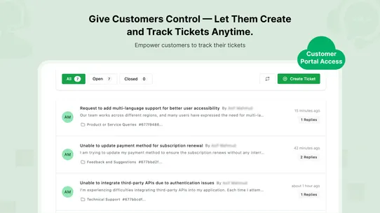 HelpEcho ‑ Customer Support screenshot