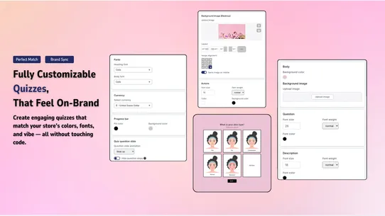 QuizCart: Product Quiz Builder screenshot