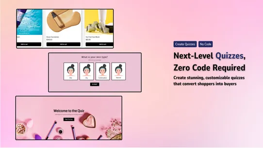 QuizCart: Product Quiz Builder screenshot
