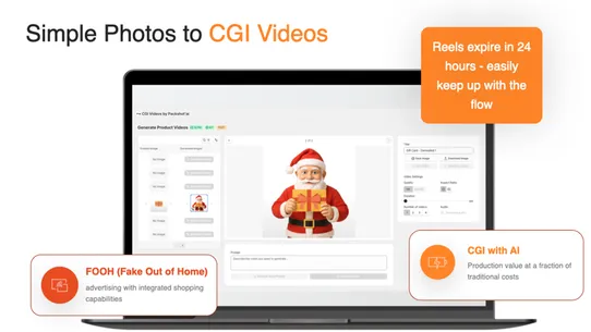 CGI Videos by Packshot AI screenshot
