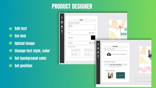 Advanced Product Customizer screenshot