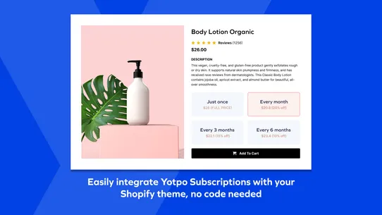 Yotpo Subscriptions screenshot