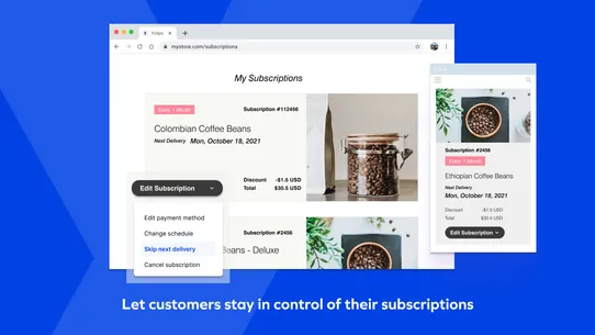 Yotpo Subscriptions screenshot