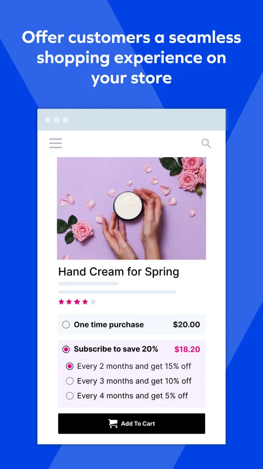 Yotpo Subscriptions screenshot