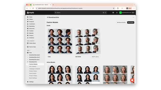 Brandmachine screenshot