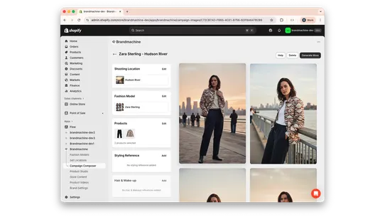 Brandmachine screenshot
