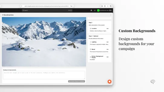 Brandmachine screenshot