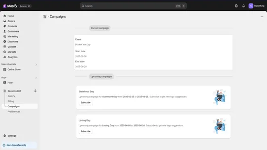 Seasons.Bot screenshot