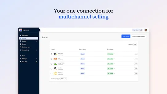 Mirakl Connect screenshot