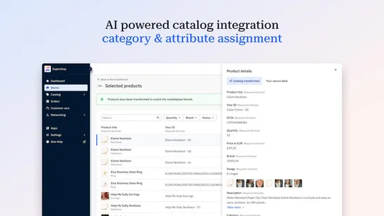 Mirakl Connect screenshot