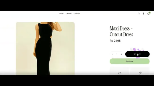 Add2Cart Effect screenshot