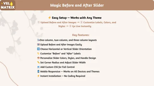 Before And After Slider screenshot