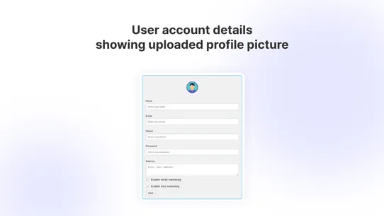 Juicy User Profile screenshot