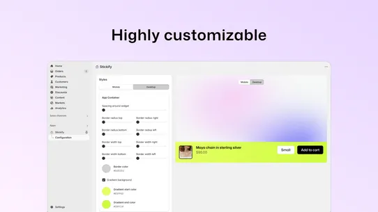 Stickify Sticky Add to Cart screenshot