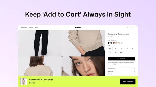 Stickify Sticky Add to Cart screenshot